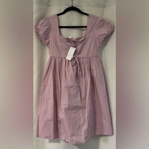 Purple mini dress